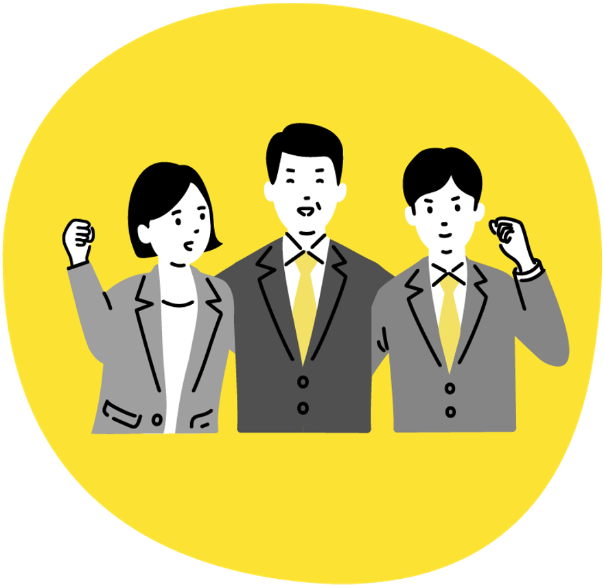 電話対応の人物イラスト