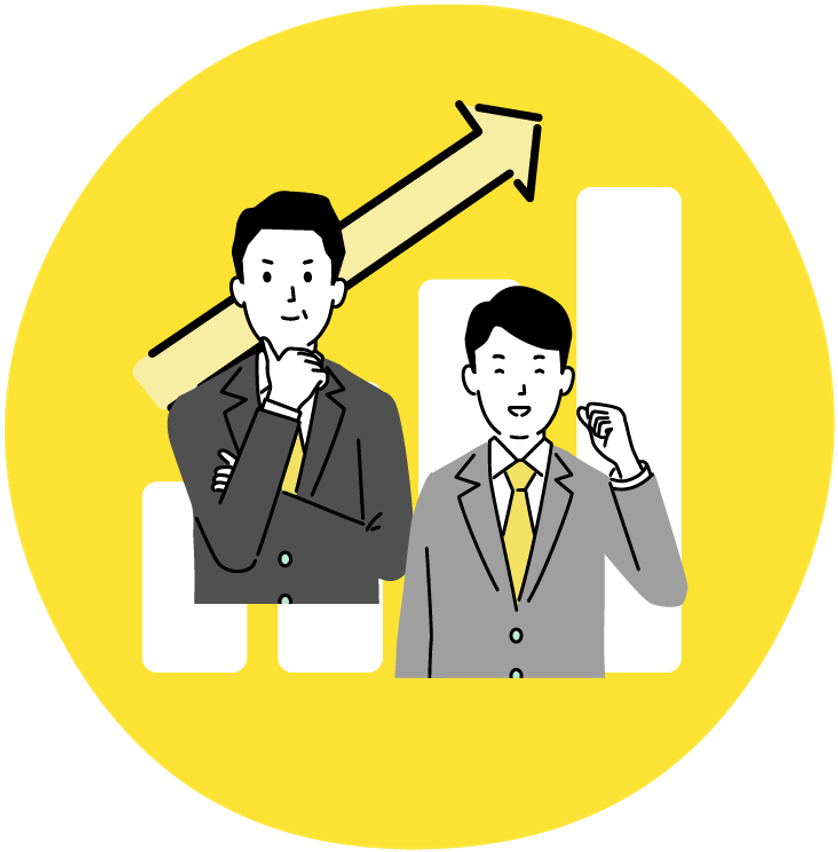 電話対応の人物イラスト